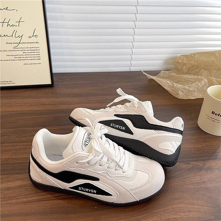 Damen Freizeit Sneakers mit weichem Wildleder und atmungsaktivem Obermaterial Drune