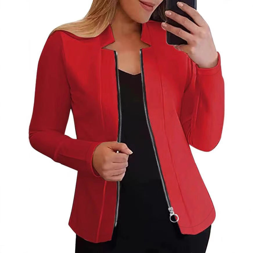 Damen Bikerjacke mit innovativem Schnitt und praktischen Reißverschlussdetails Drune