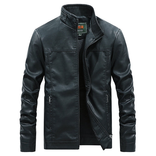 Herren Modische Übergangsjacke mit hohem Kragen Drune