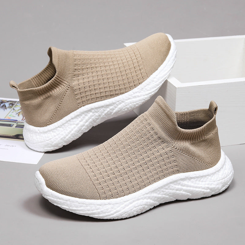 Herren Slip-On Atmungsaktive Strick-Sneaker Drune