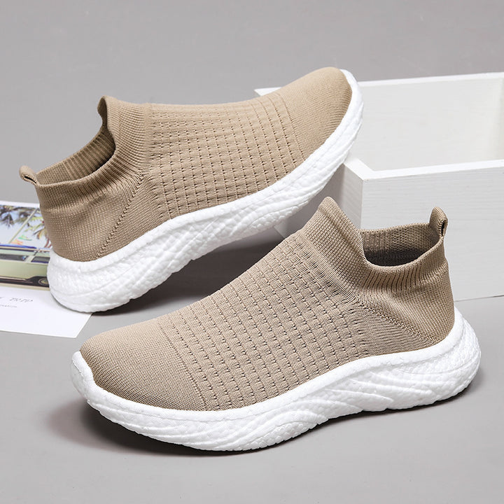 Herren Slip-On Atmungsaktive Strick-Sneaker Drune