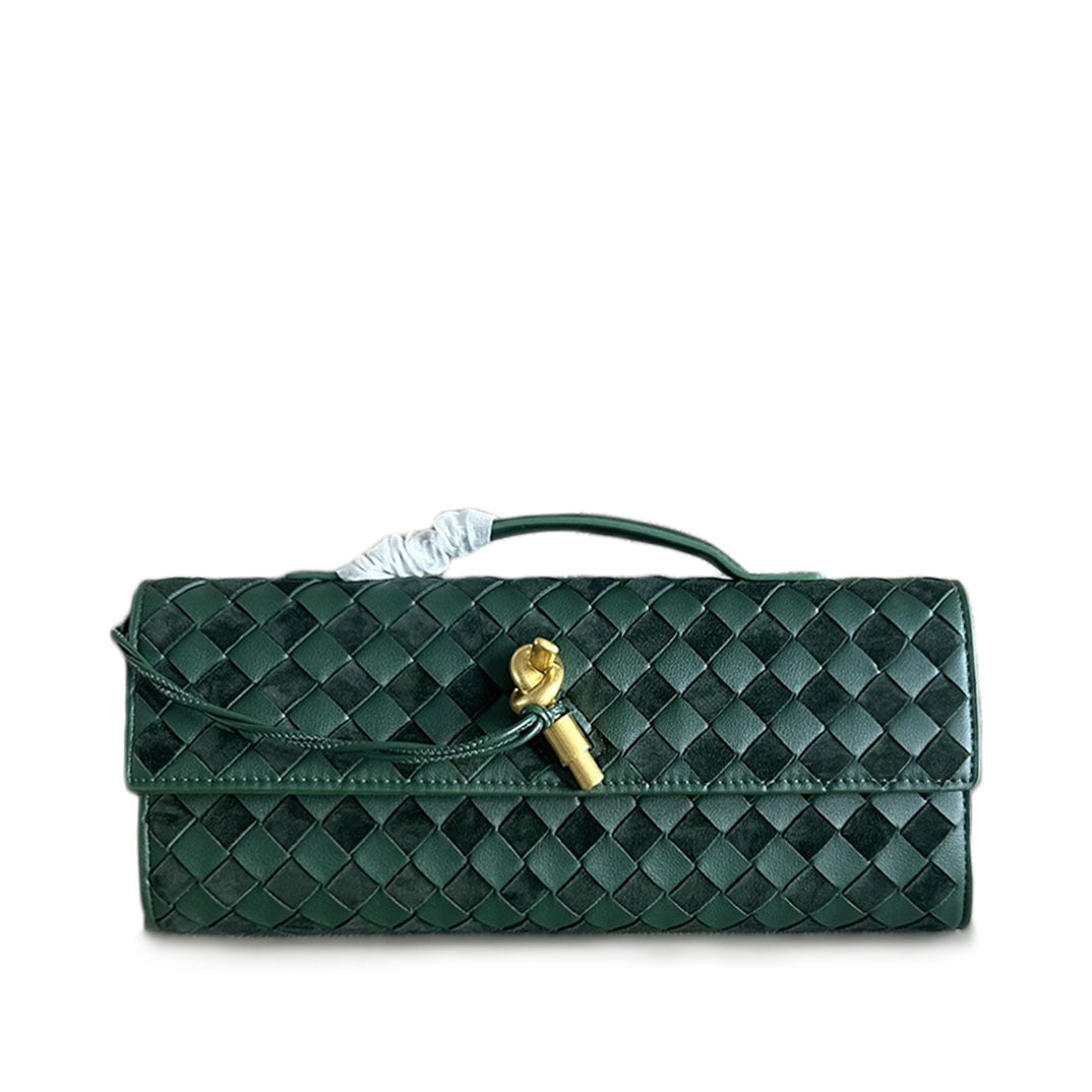 Damen Woven Leather Abendtasche Drune