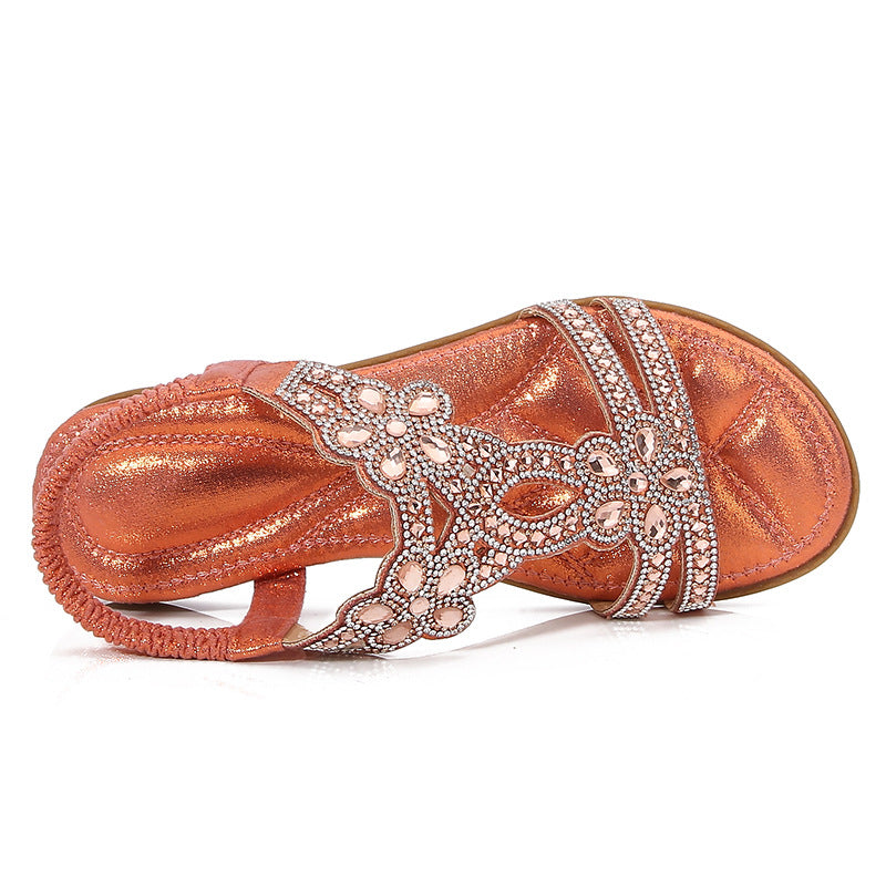 Damen Elegante Riemensandalen mit kunstvollen Details Drune