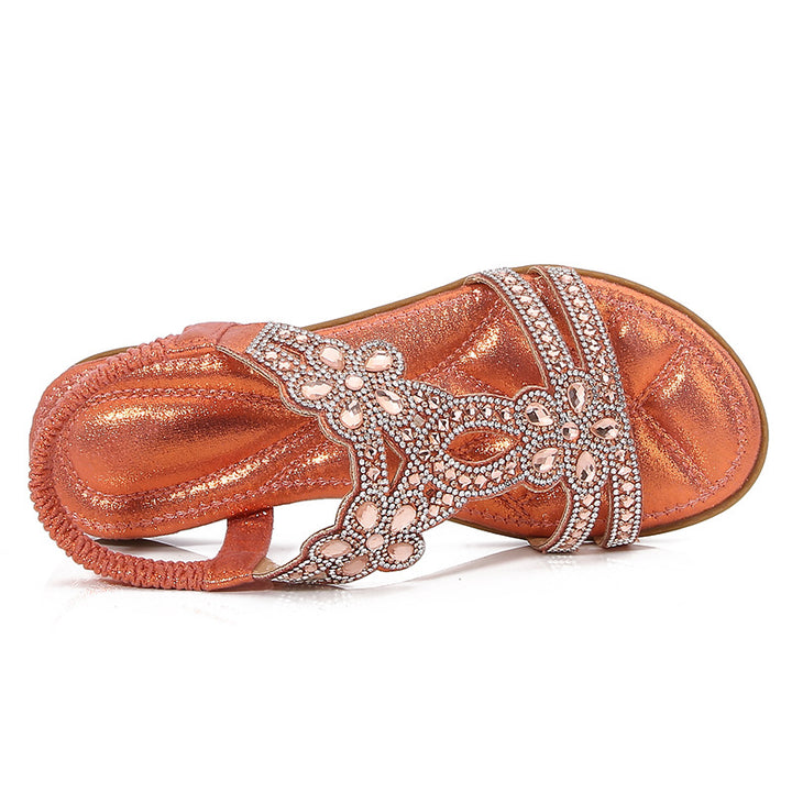 Damen Elegante Riemensandalen mit kunstvollen Details Drune