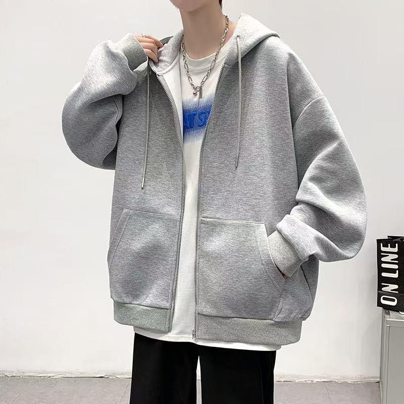 Unisex Bequeme Kapuzenjacke mit seitlichen Taschen Drune