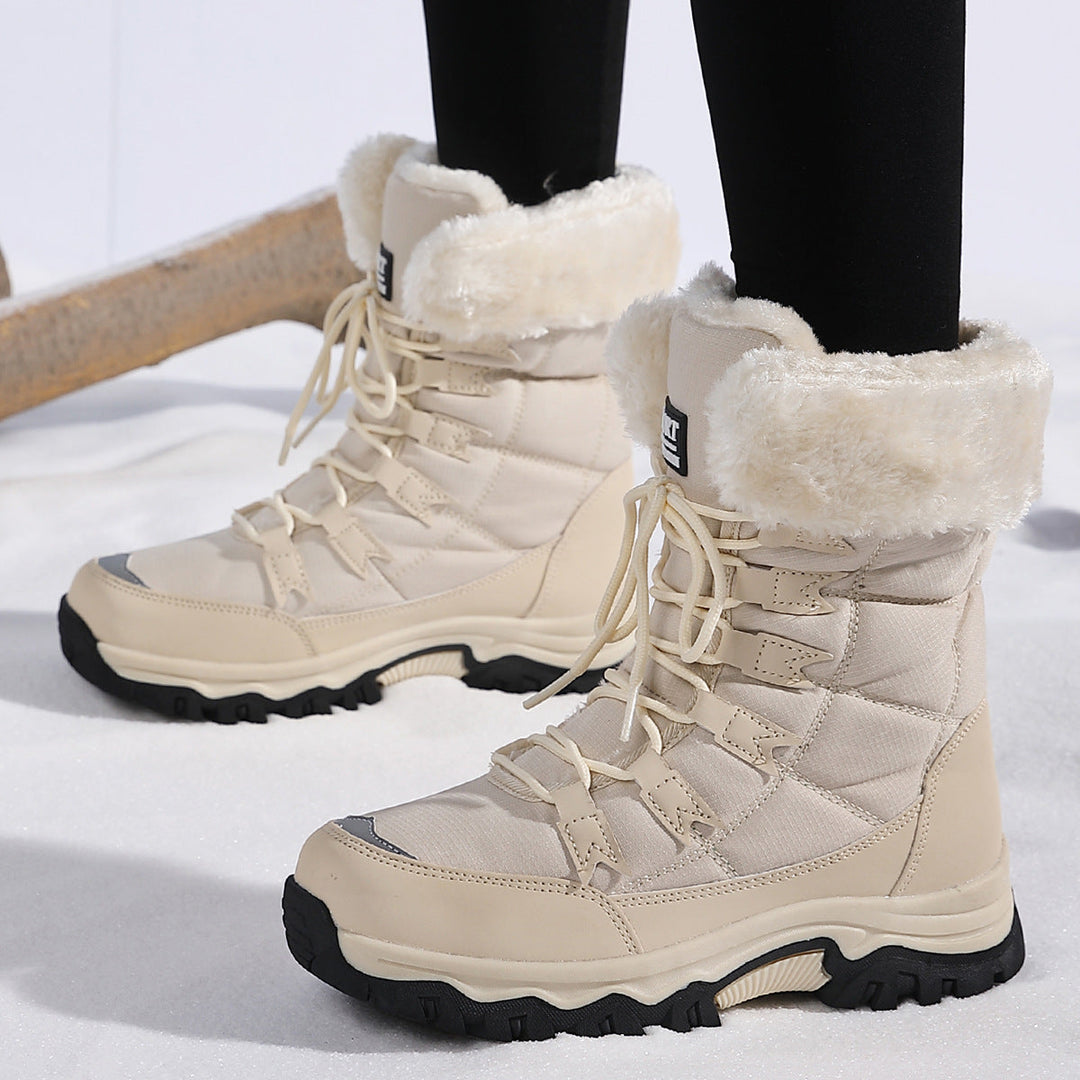 Damen Thermo-Winterstiefel mit isolierendem Innenfutter und rutschfester Sohle Drune