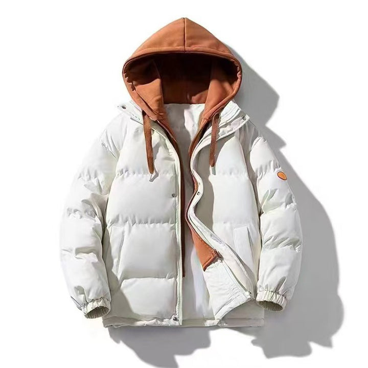 Herren Gepolsterte Layering-Winterjacke mit integriertem Kapuzen-Sweatlayer Drune