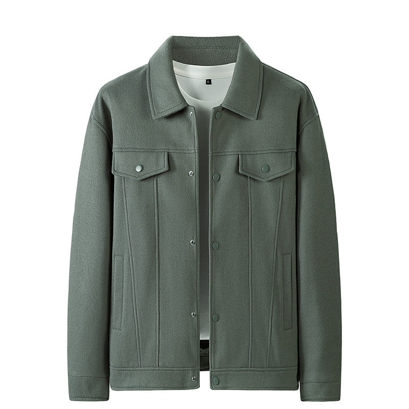 Herren Lässige Cordjacke mit einzigartigem Muster Drune