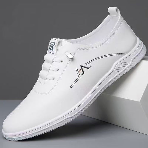 Herren Eleganter leichter Schnür-Casualschuh mit Lederoptik Drune