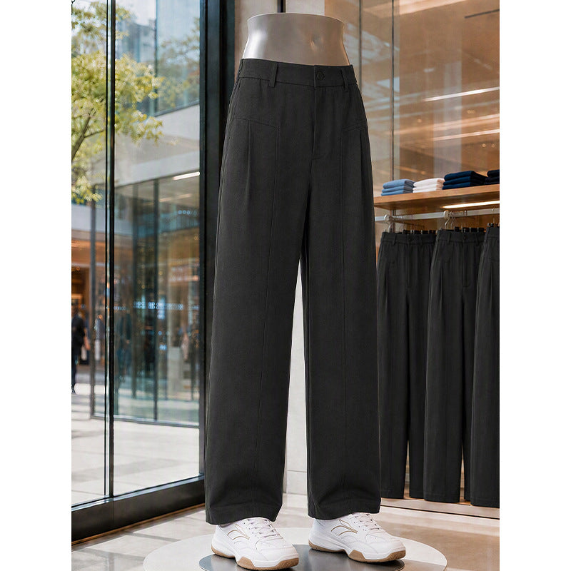 Damen Hochmodern geschnittene Stoffhose Drune