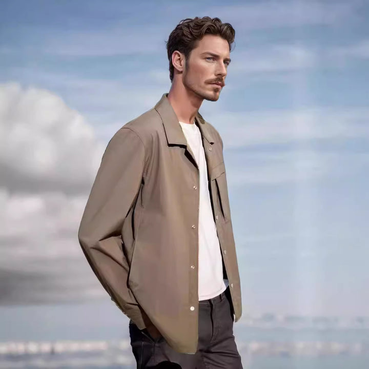 Herren technische Freizeitjacke mit praktischen Taschen und leichtem Material Drune