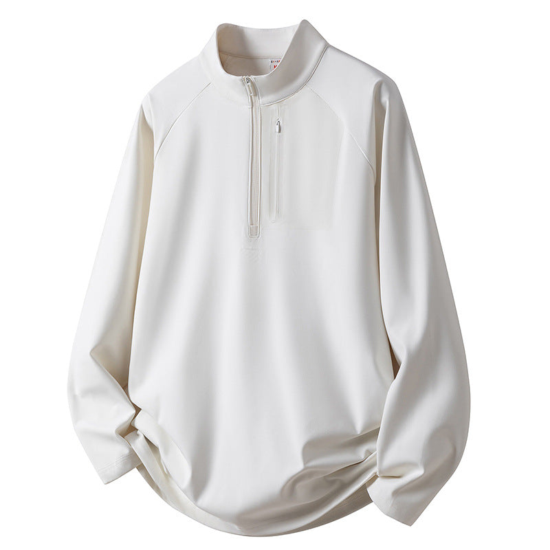 Herren Sport Fleece Pullover mit Reißverschluss Drune