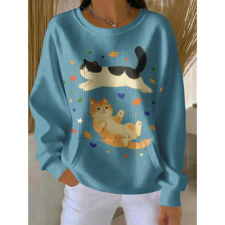 Damen Gemütlicher Pullover Drune