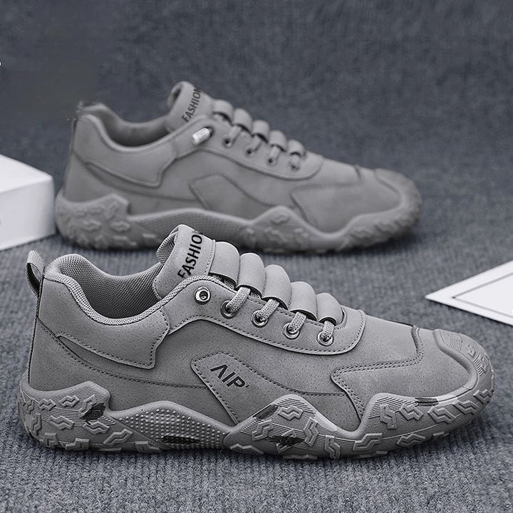 Herren Urbaner Chunky-Sneaker mit Veloursleder-Optik, profiliertem Grip-Profil und ergonomischer Plateausohle Drune