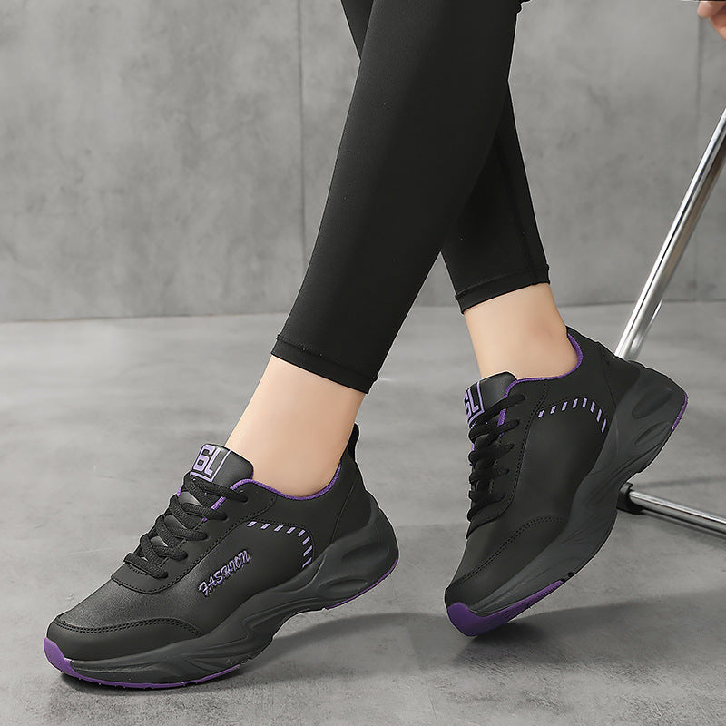 Damen nan voluminöse Sneaker mit gepolstertem Kragen und stoßabsorbierender Sohle Drune