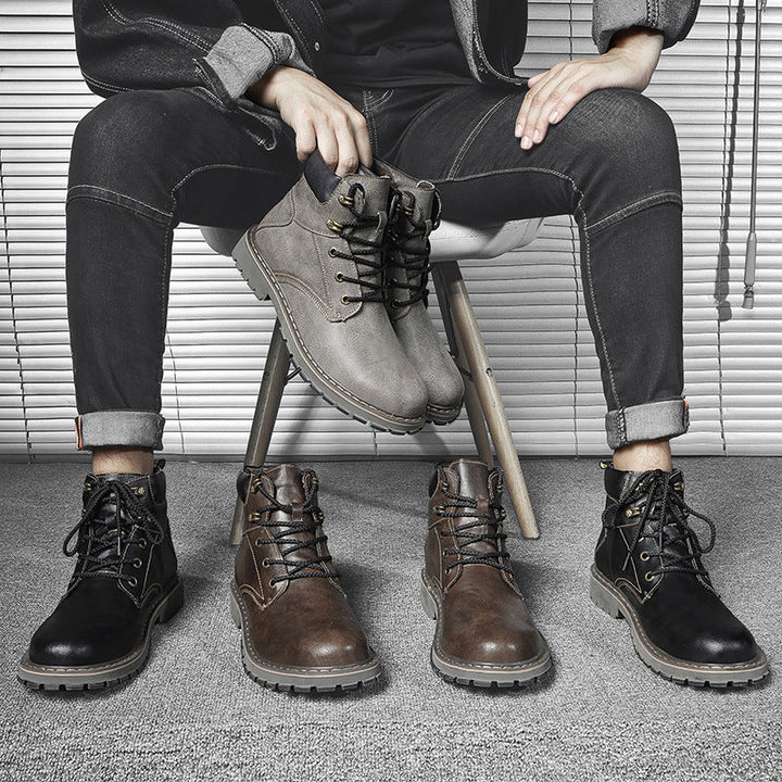 Damen Robuste Wanderstiefel mit rutschfester Sohle und strapazierfähigem Obermaterial Drune
