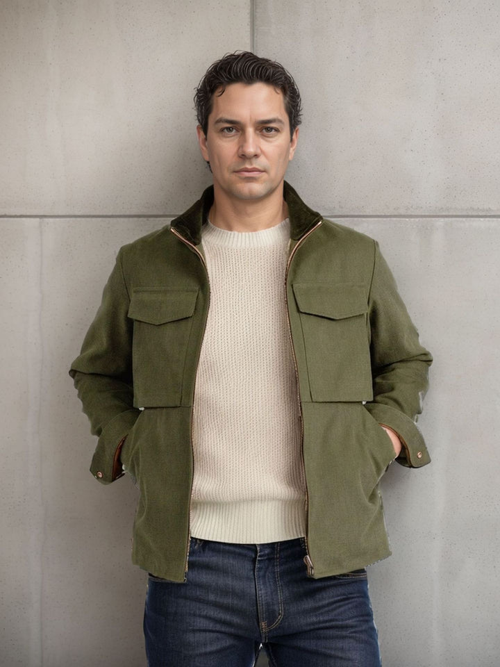 Herren Utility-Jacke mit praktischen Taschen und modernem Design Drune