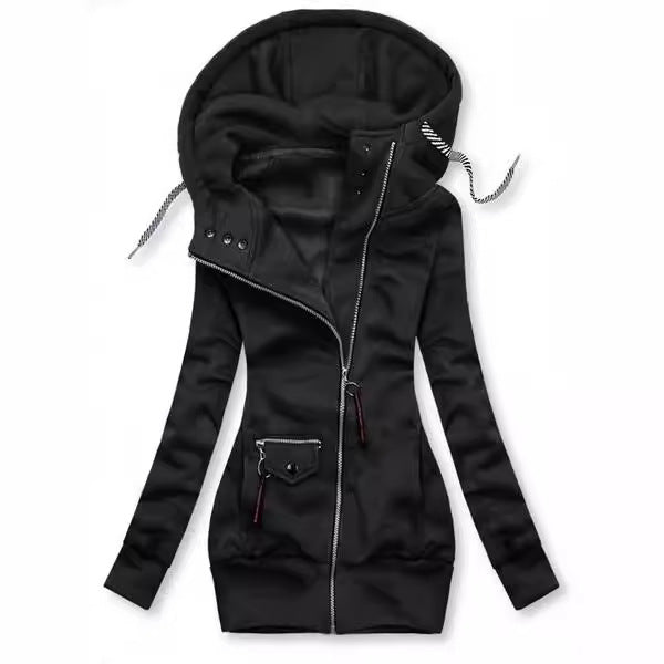 Drune | Lässiger Slim Fit Sweatshirt mit Kapuzenpullover