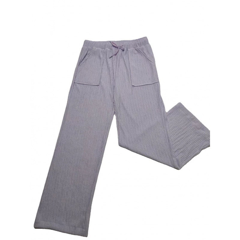 Damen Bequeme Sommerhose mit weit geschnittenem Bein und praktischen Taschen Drune