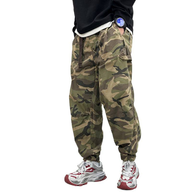 Herren Bequeme Camouflage Cargo-Hose Drune