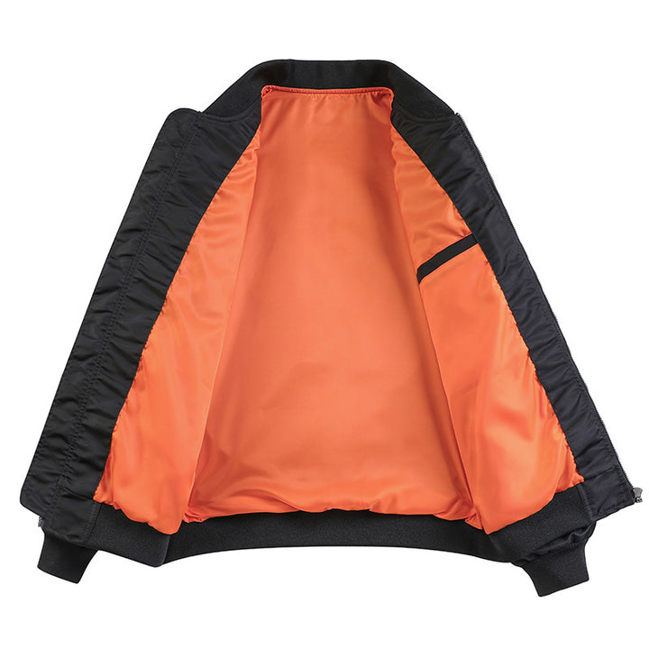 Herren Leichte Flieger-Bomberjacke mit wasserabweisender Shell und Kontrastfutter Drune