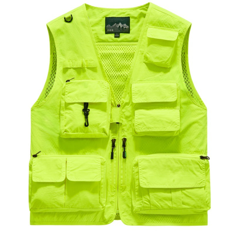 Herren Multifunktionale Outdoor-Weste mit zahlreichen Taschen