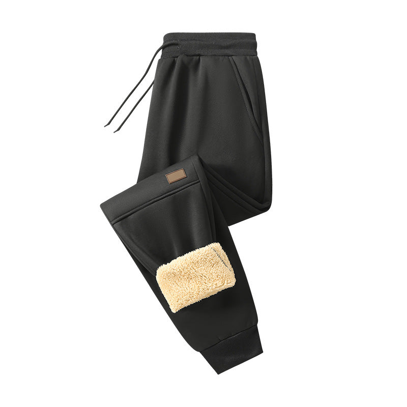 Herren Gefütterte Cozy‑Tech Jogginghose mit Teddy‑Innenfutter, Kordelbund & Bündchen Drune