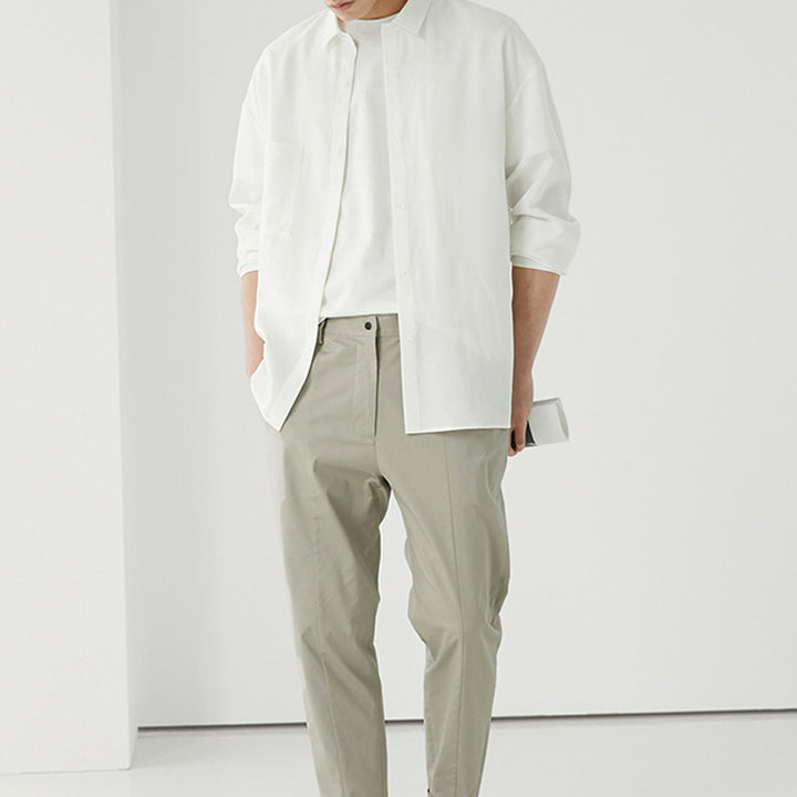 Herren Overshirt aus Baumwoll-Mix mit Brusttasche Drune