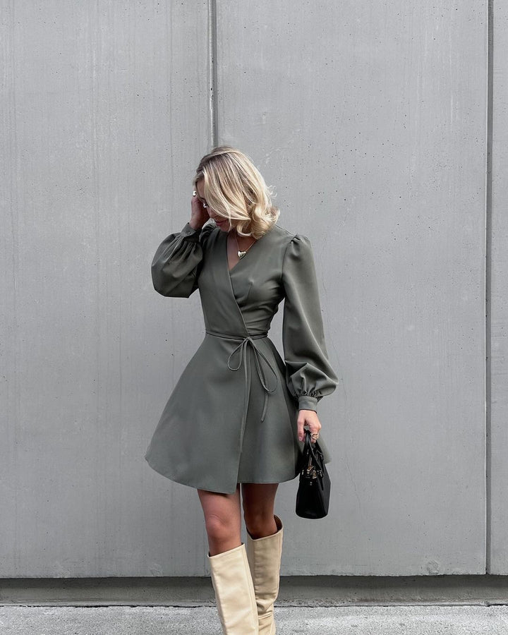 Damen Wickelkleid Drune