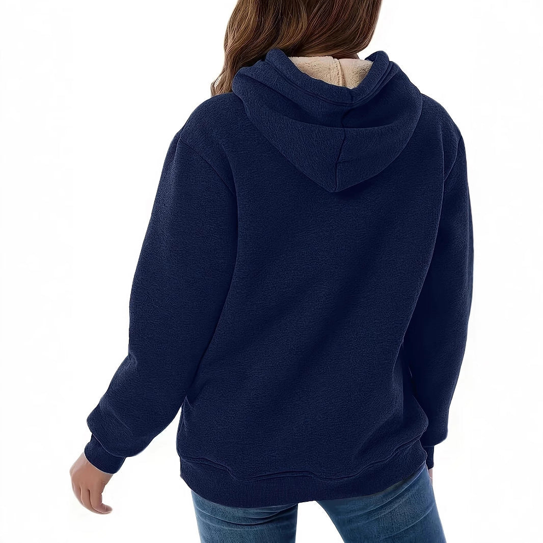 Damen Hoodie mit kuscheligem Innenfutter und modernem Schnitt Drune