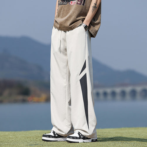 Herren Modische Freizeithose mit Kontrastdetails