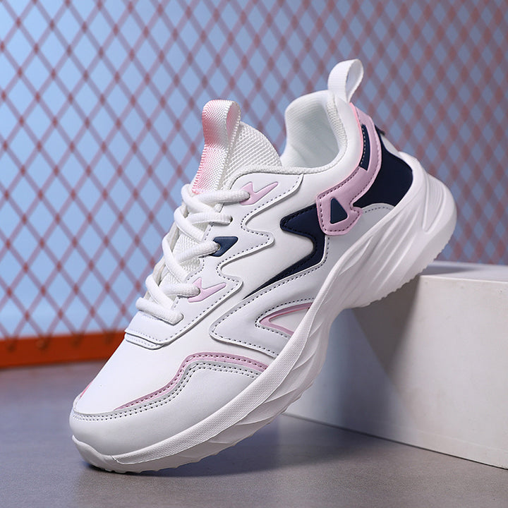 Damen nan moderner Chunky-Lifestyle-Sneaker mit atmungsaktivem Mesh-Futter und stoßdämpfender EVA-Zwischensohle Drune