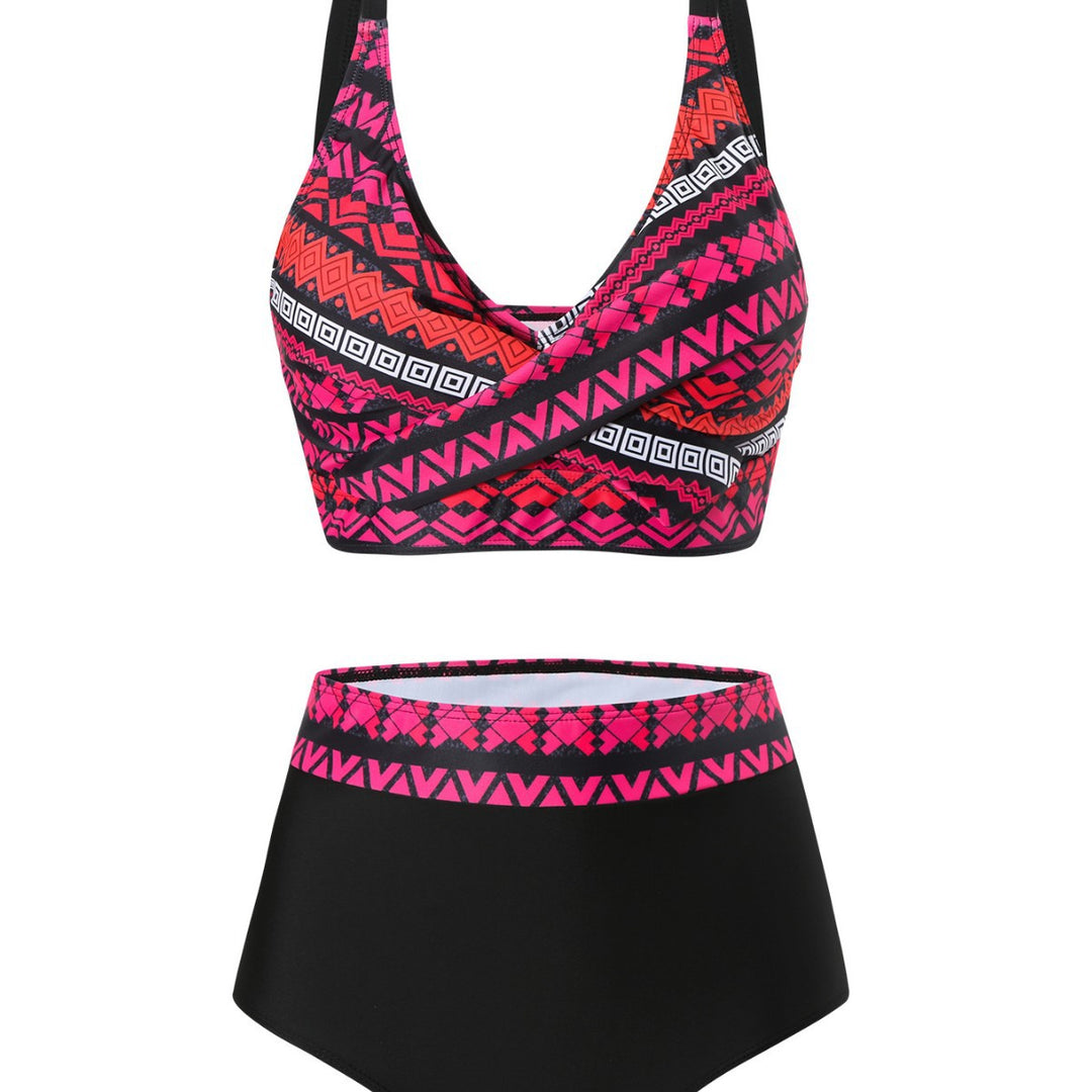 Damen Sportlicher Bikini Drune