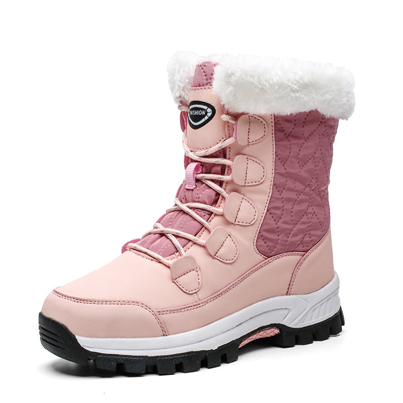 Damen Winterstiefel mit isolierter Fütterung und rutschfester Sohle Drune
