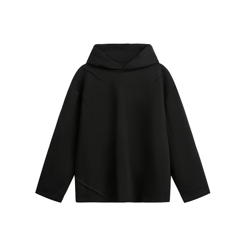 Unisex Oversize-Kapuzenpullover aus leichter French-Terry mit markanten Abnähern Drune