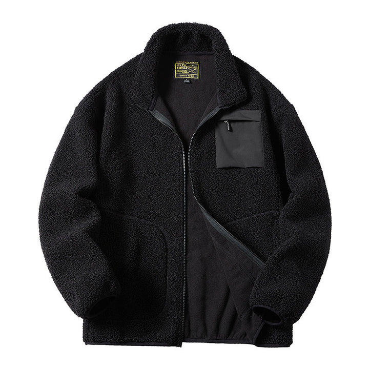 Herren Gemütliche Fleecejacke mit praktischen Taschen Drune