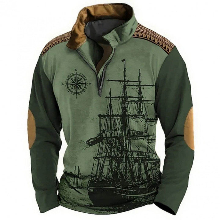 Herren attraktiver Freizeitpullover Drune