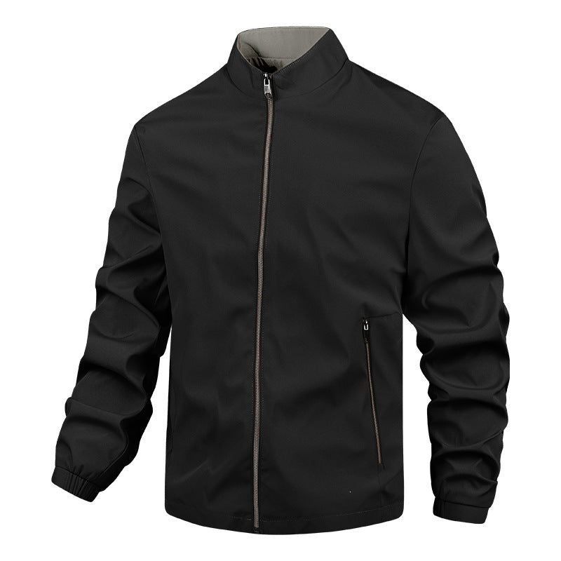 Herren Leichte Übergangsjacke mit hochgeschlossenem Kragen Drune 1787738638