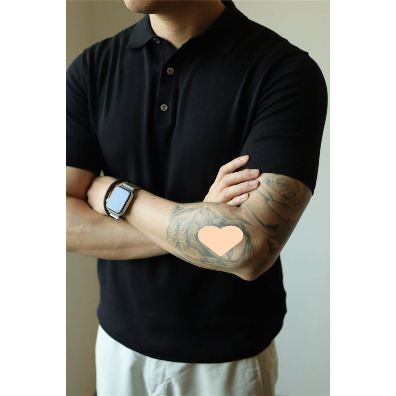 Herren Kurzarm Poloshirt aus hochwertiger Baumwolle Drune