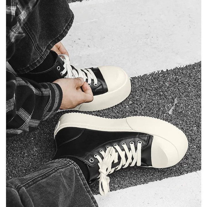 Damen Hochschaft Sneakers mit stylischem Plateau und robustem Obermaterial Drune