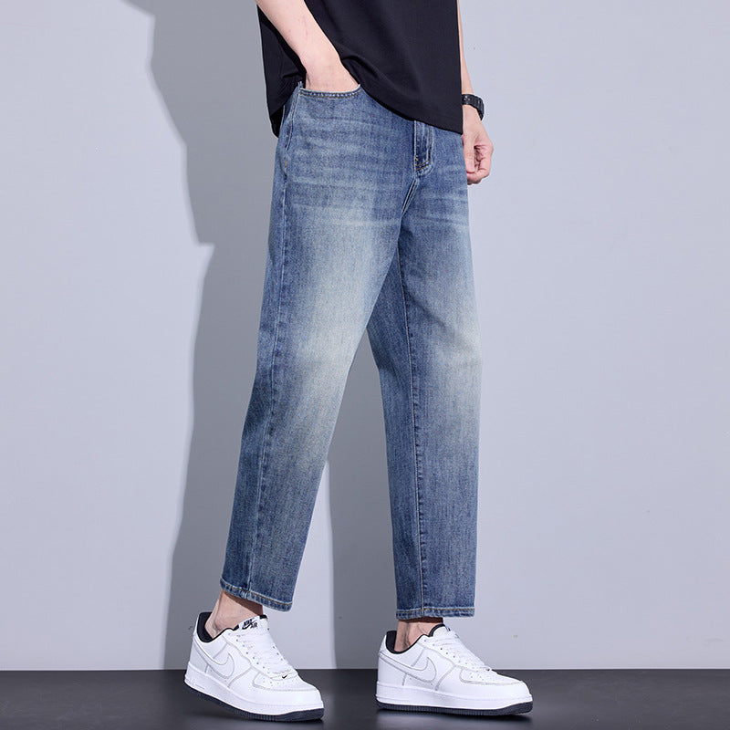 Herren Bequeme Relaxed Fit Jeans Drune
