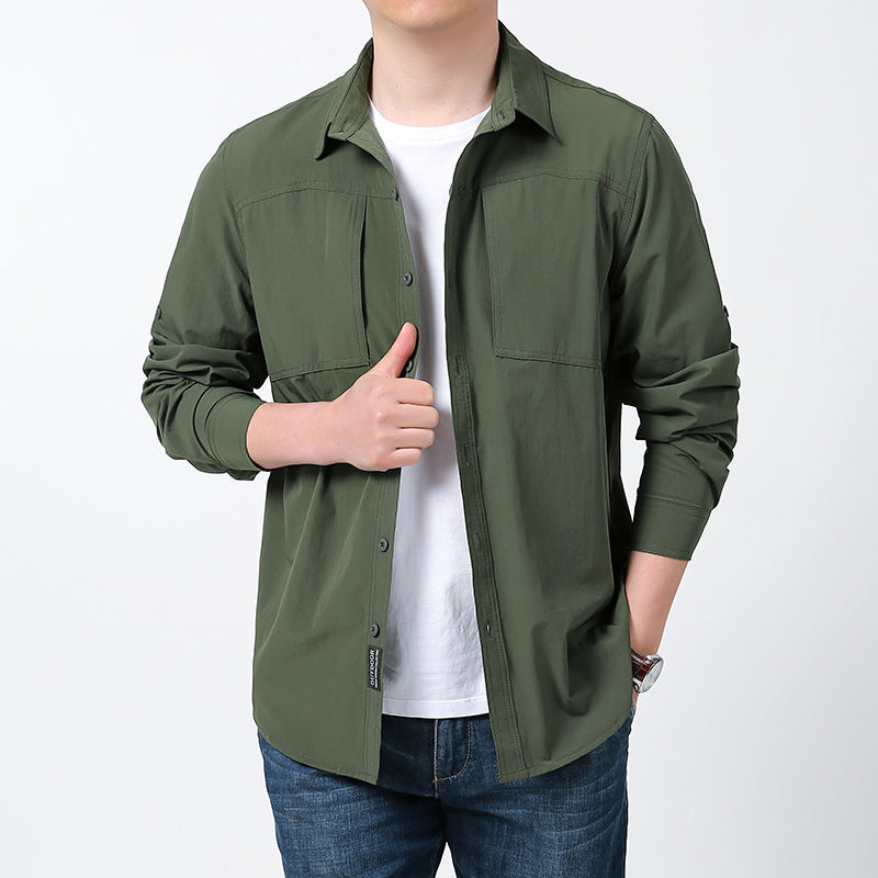 Herren Multifunktionales Freizeithemd Drune