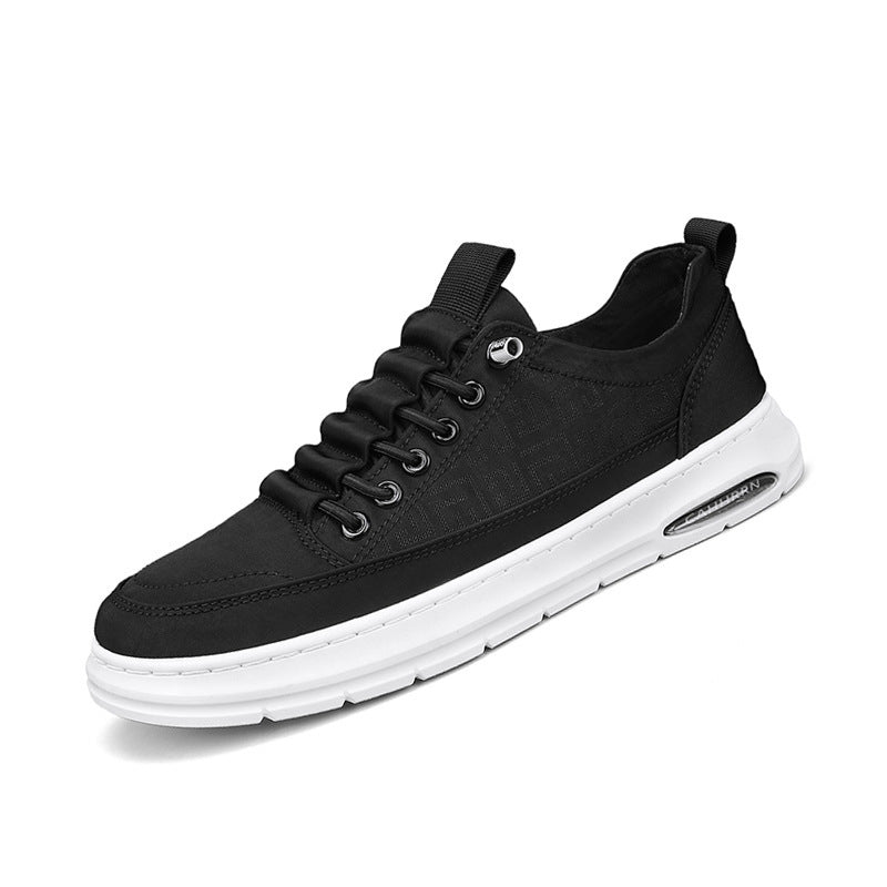 Herren Leichte Sneaker mit niedrigem Schnitt, geprägtem Muster, luftgepolsterter Sohle und gepolstertem Einstieg Drune