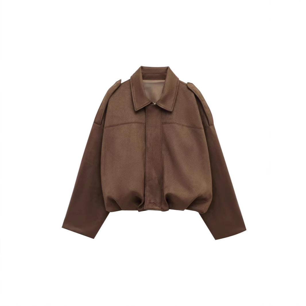 Damen Modische Kurzjacke mit legerem Schnitt