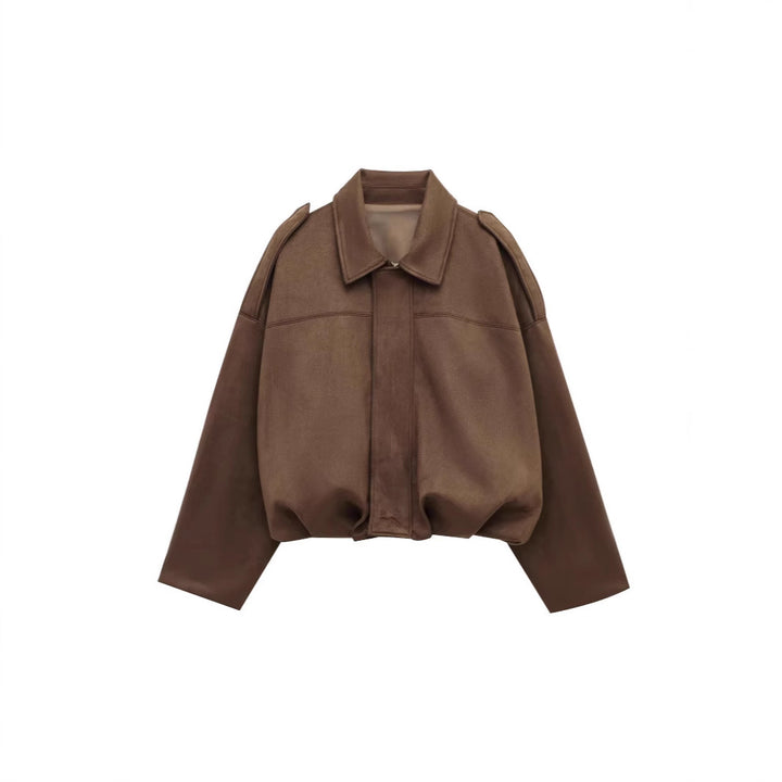 Damen Modische Kurzjacke mit legerem Schnitt