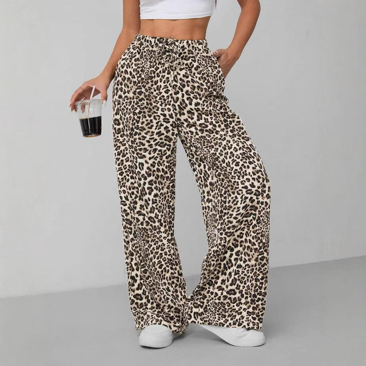 Damen Weite Tiermuster-Hose Drune