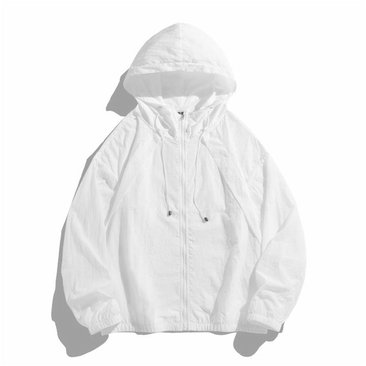 Damen leichte Windjacke mit verstellbarem Kapuzensystem Drune