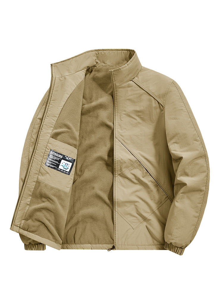 Herren Leichte Übergangsjacke mit Fleece-Futter Drune