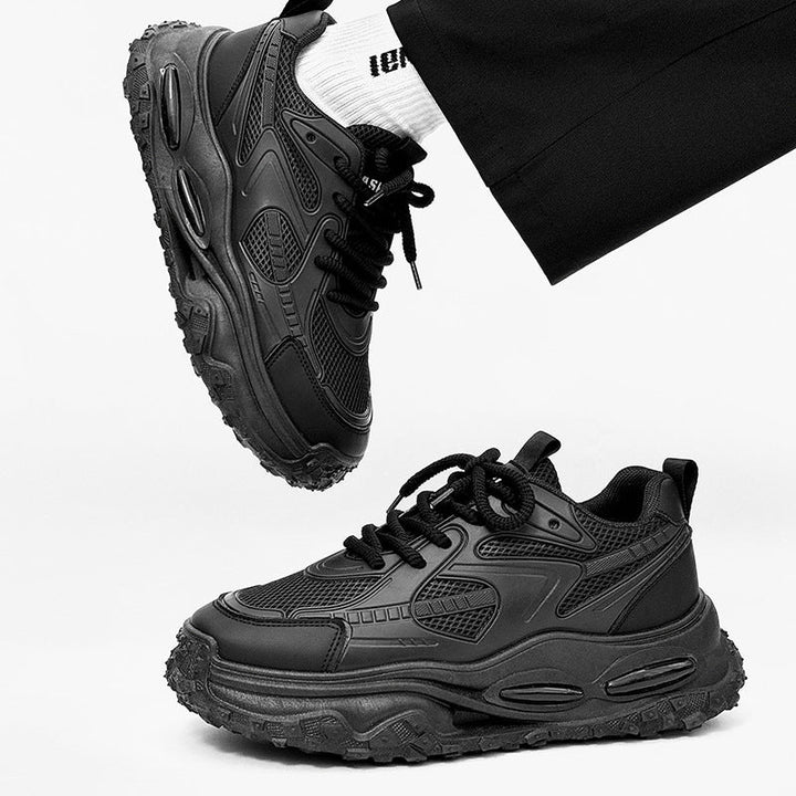 Damen Sportliche Netz-Sneaker mit rutschfester Profilsohle und atmungsaktiver Konstruktion Drune
