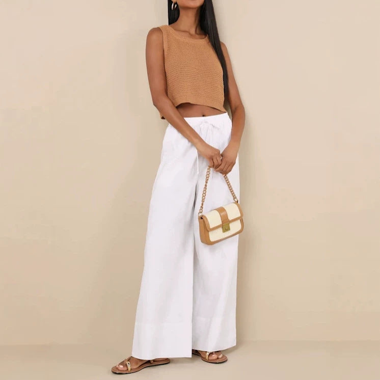 Damen Luftige und bequeme Leinenhose Drune
